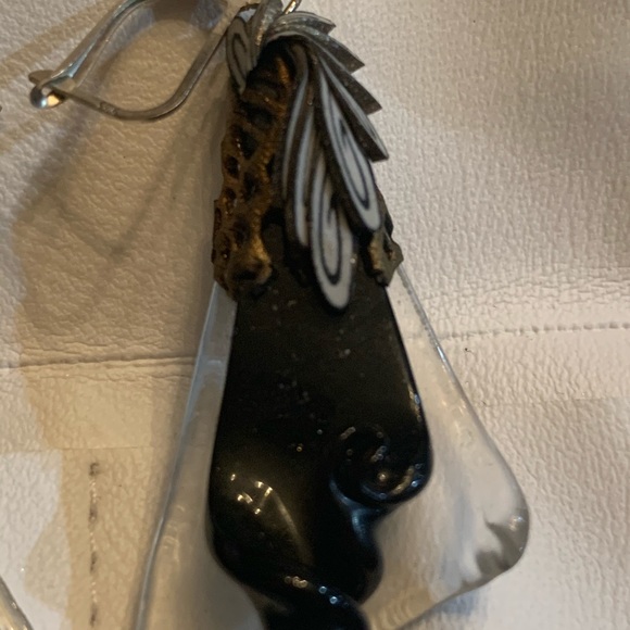 Glass earrings - Picture 2 of 2